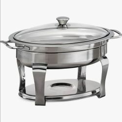 Calidiad Professional  4.2 Qt Stainless Steel Oval Chafing Dish