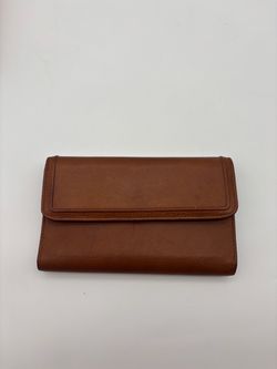 Genuine leather brown wallet