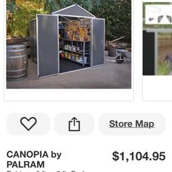 Canopia Garden Shed 6’ 8’