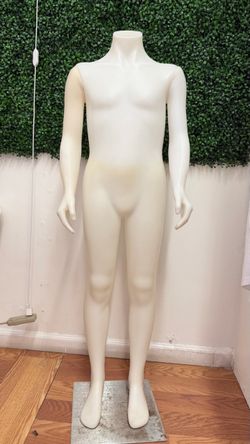 Full Body Child Mannequin Headless White