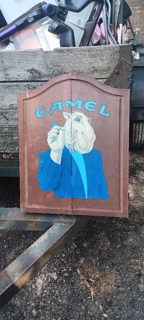 Vintage dart board.