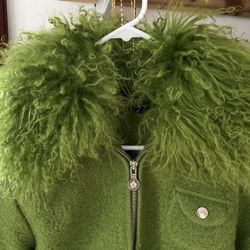 Vintage Green Bomber 