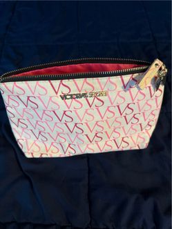 Victoria's Secret Logo Canvas Makeup Bag