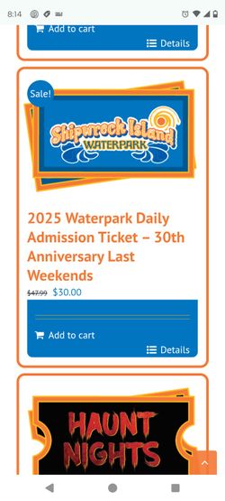 4 Water Park Tickets