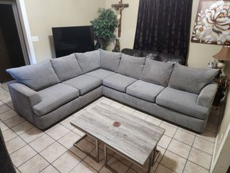🩶✨Beautiful RoomsToGo Copley Court 2pc L Sectional Sofa Set