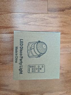 New LED disco ball