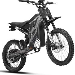 HAPPYRUN G300 Pro Electric Dirt Bike for Adults, 72V 30Ah Battery, 6500W Motor, 50 MPH Speed, 70 Mile Range, 350 Lbs Load Capacity, Hydraulic Brakes