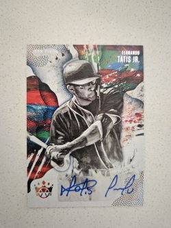2019 Fernando Tatis Jr Diamond Kings Autograph Rookie Card Padres