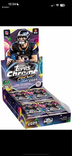 2025 TOPPS COSMIC CHROME NFL HOBBY BOX