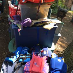 Lots of toddlers life jackets $15-$20 each