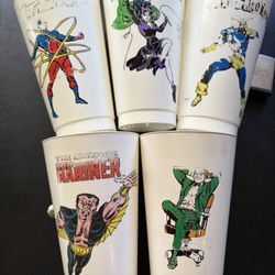 7-11 Marvel / DC 1970’s Slurpee Cups