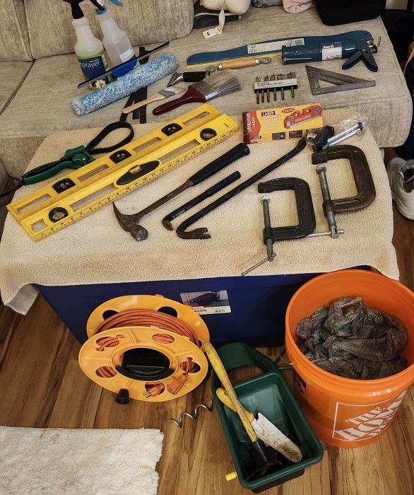 Tools - Lazer Level - 100' Extension Cord -  Etc...