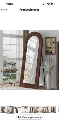 Rustic brown 65”x 22” mirror