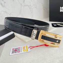 Montblanc Men’s Belt New With Box 