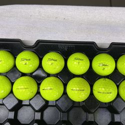 Yellow Titleist AVX Golf Balls Dozen For $10