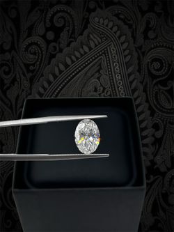 Oval Shape lab-grown certified diamond 💎