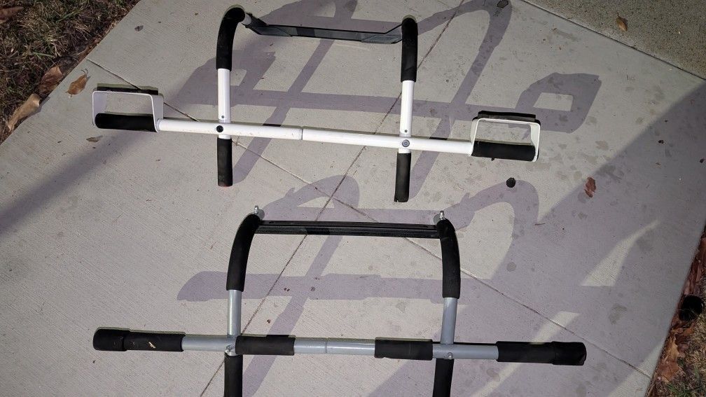 Pull Up Bar Curl Work Out Door Frame Heavy Duty Portable