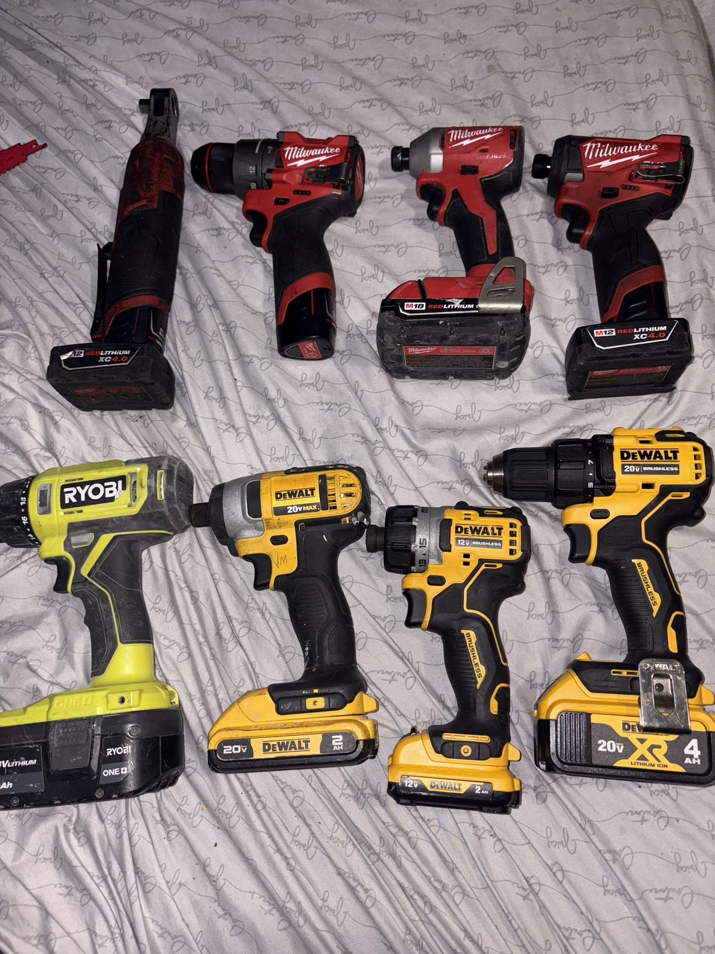 Milwaukee & DeWalt Tools