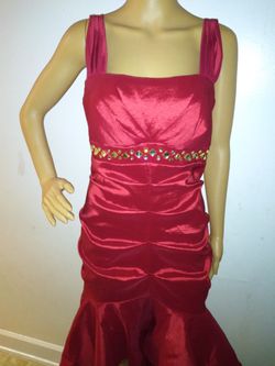 Juno Dress collection red tail back size like new used once