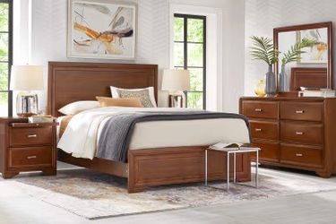 Belcourt Queen Bedroom Set – Bed, Mattress, Dresser & Nightstand (Retail $1,500+)