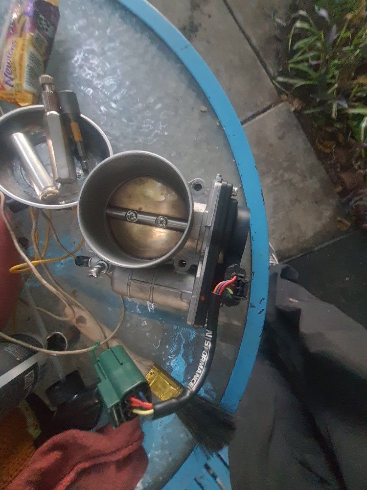 03-07 G35 3.5 In  Performance Throttle Body Adaptor Plate And Connector9