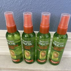 4 Brand New Garnier Fructis Glossing Spray Mist Shine 