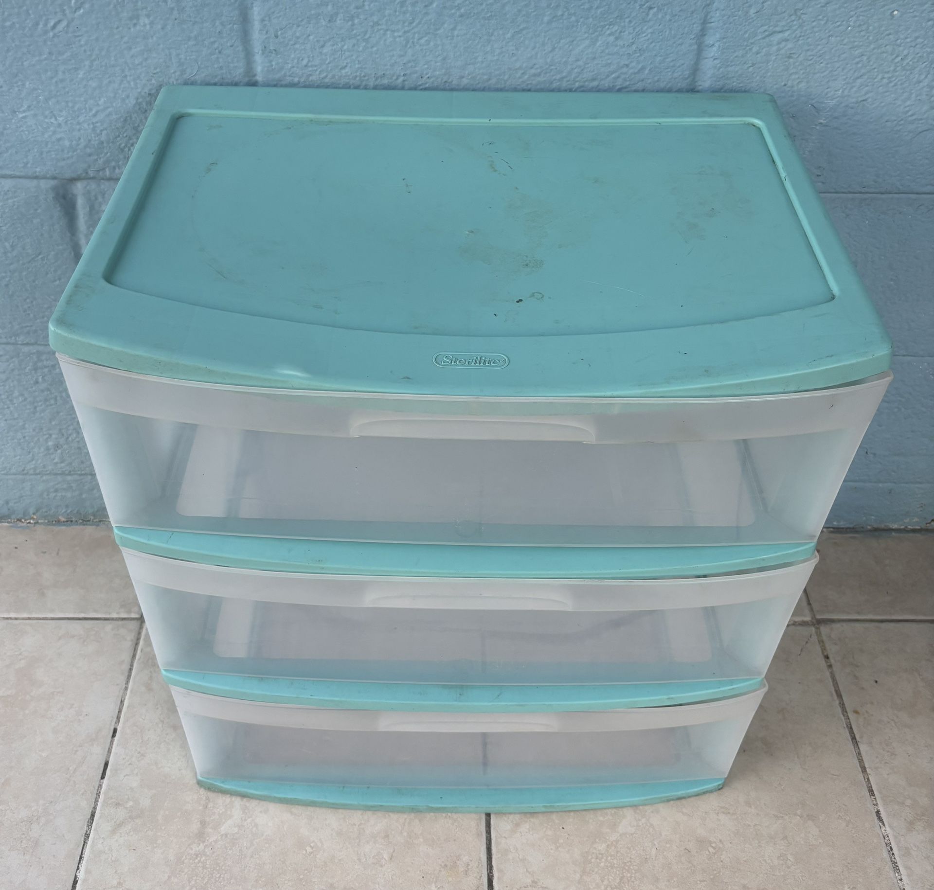 Sterilite 3-Drawer Storage Cart