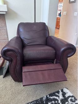 Leather living room set