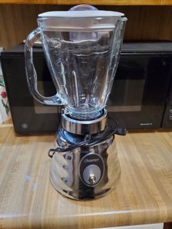 OSTER OSTERIZER CLASSIC 4094 CHROME BEEHIVE BLENDER GLASS 6 CUPS