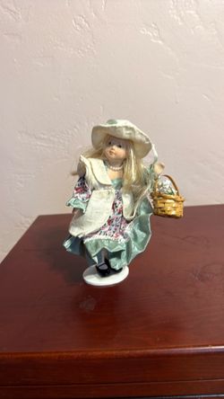 Vintage porcelain doll