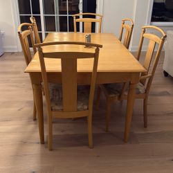Dining Table With 6 Chairs