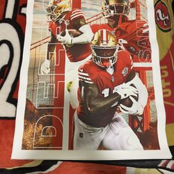 Brand New Canvas Print 49ers Deebo Samuel 
