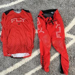 Fly Racing Gear Medium Jersey And 32 Pants Bmx Mountain Bike Or Moto