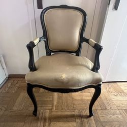 Antique Solid Wood French Arm Chair