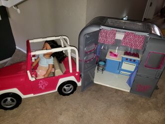 American girl jeep and outlet camper