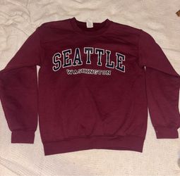 Seattle Maroon Crewneck
