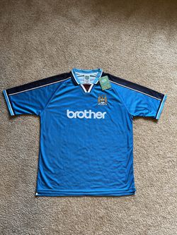Retro Manchester City Away Jersey 1998/99 By Kappa