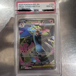 Pokemon Mega charizard X ex PSA 10