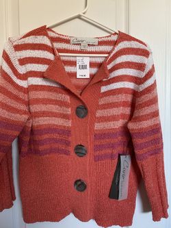 Brand New Woman’s Coral/Pink Sweater
