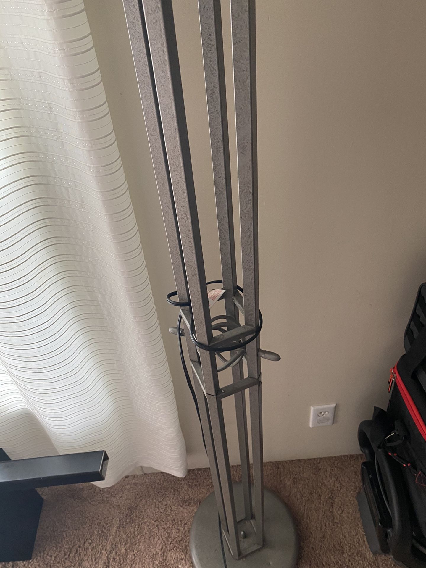 sturdy metal floor lamp