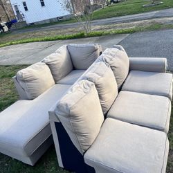 FREE SECTIONAL COUCH/SOFA On The Curb 