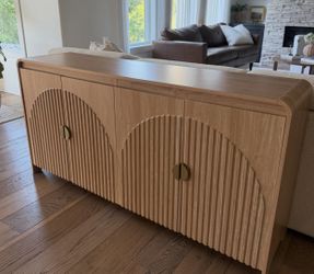 Brand New in sealed box 63” Modern Sideboard Buffet Cabinet – 4 Door Storage Credenza