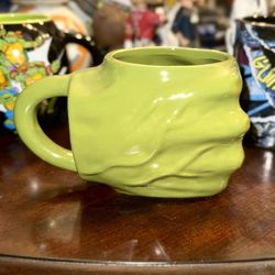 Marvel Hulk Fist Shaped Sculpted Ceramic Coffee Mug Cup
