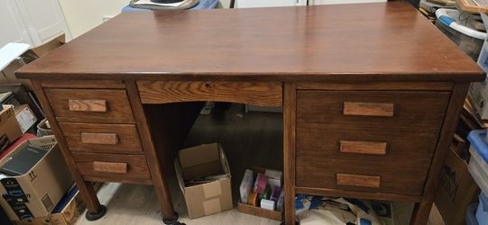 Antique Solid Oak Typerwriter Desk 80 O.B.O.
