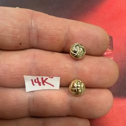 10K Yellow Gold Earring For Wedding 