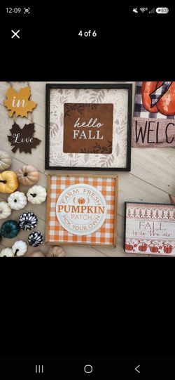 Fall home decor