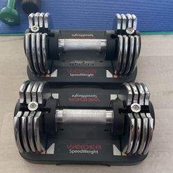 Weider Speedweight Dumbbells (quick adjustable)