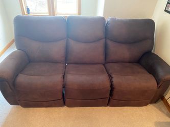 Used Stanton power reclining couch and loveseat