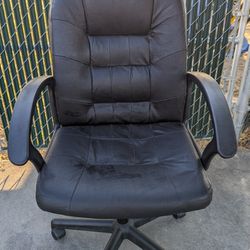 Black Office and Desk Chair 