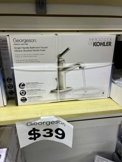 Kohler georgeson single-handle bathroom faucet